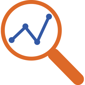 Symbol magnifying glass